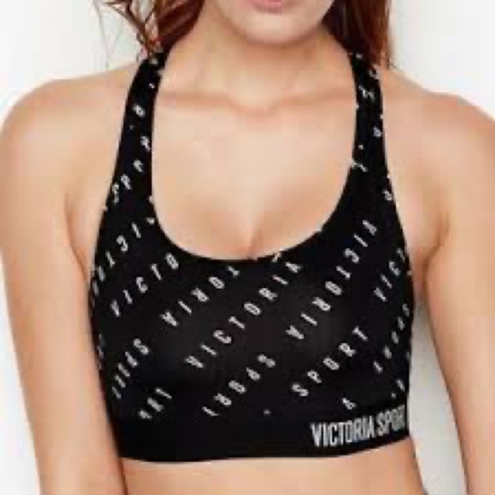 VSX Sz S | Victoria's Secret Sport | "The Player” Racerback Logo Sports Bra